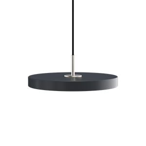 Umage - Asteria pendel m/ ståltop - mini - Anthracite grey (Ø31 cm)